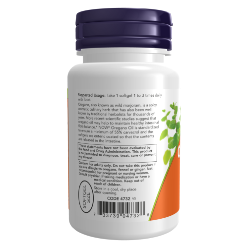 Oregano oil NOW indicaciones 