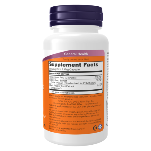 acido alfa lipoico costarica - inforacion nutricional