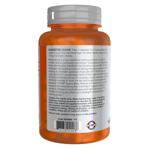 Now Beta Alanine - modo de uso