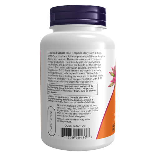 B-100 Vitamin B complex - indicaciones