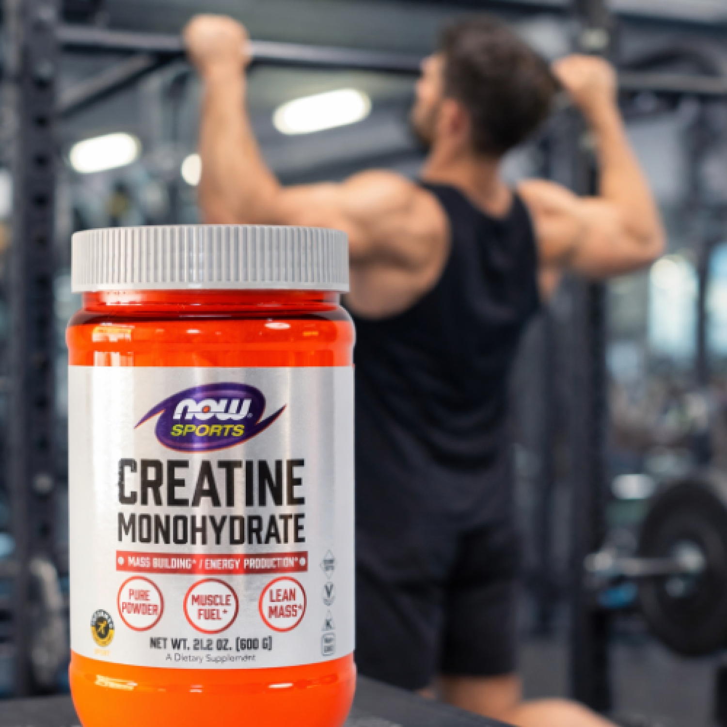 Now Creatine Monohydrate with informed sport certification