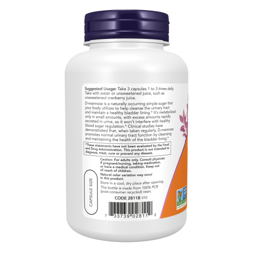 D-Mannose NOW indicaciones