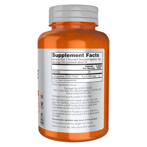 L-Glutamina amino ácidos - información nutricional