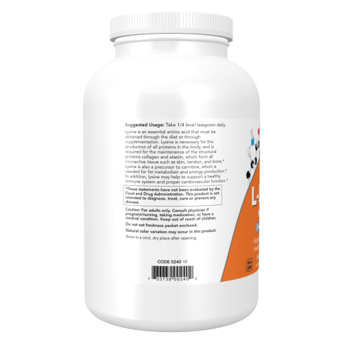 L-Lisina  Now - modo de uso