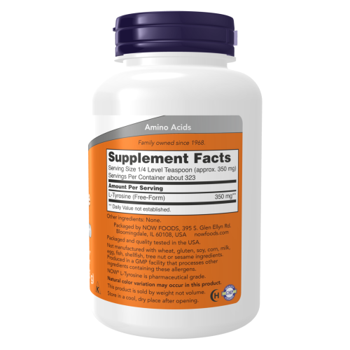 L-Tyrosine / L-Tirosina - info nutricional