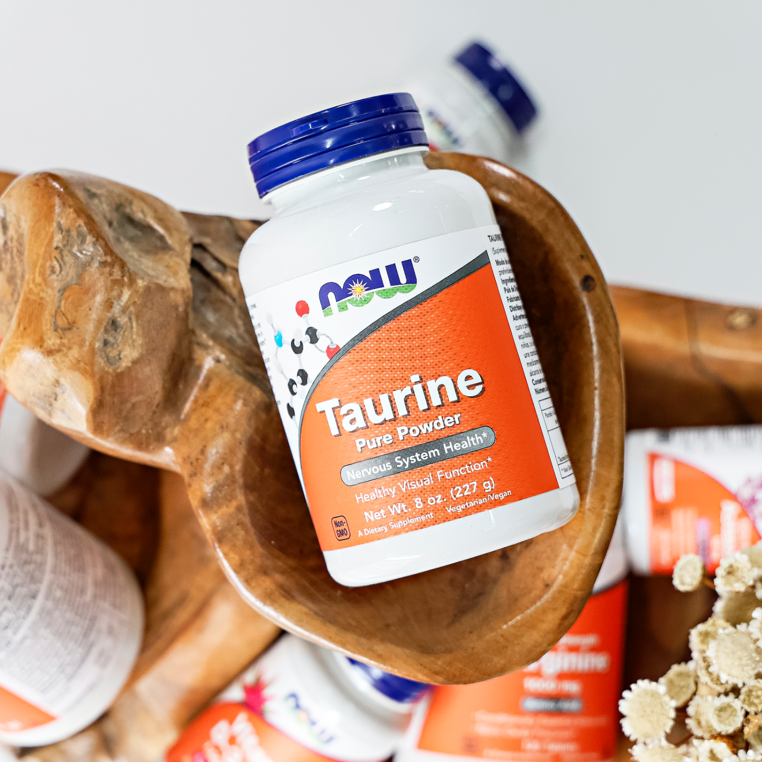Taurina en polvo - NOW