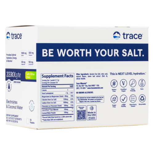 ZeroLyte Salty Citrus - Trace - modo de uso