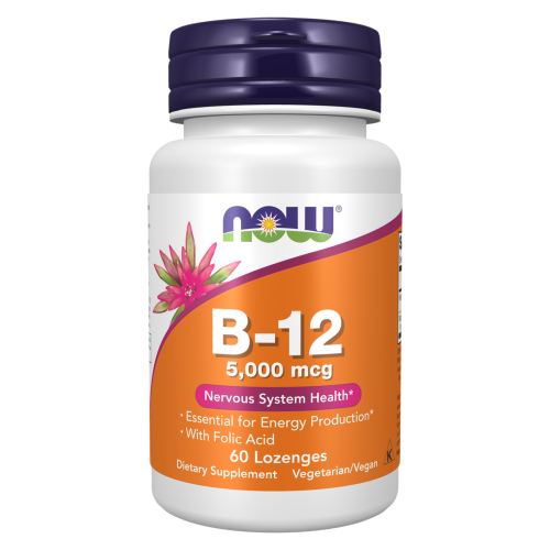 VITAMINA B-12 5,000MCG + ÁCIDO FÓLICO 